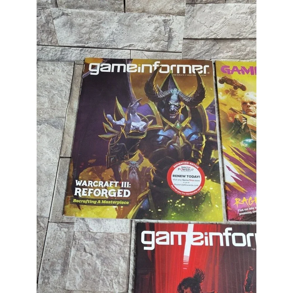 Lot Of 5 Game Informer Magazine Issues 308,309,310,311, 312